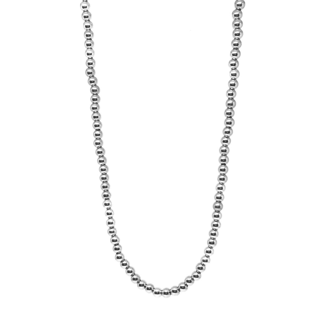 Nixir men's necklace/ London / Men's necklace/ Men's chain/ Silver chain/ Beads jewelry
