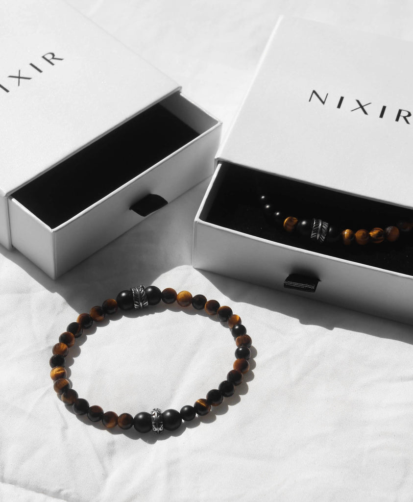 Nixir/ Men's jewelry/ Men's bracelet/ Handmade jewelry/ Beaded jewelry/ Male jewelry