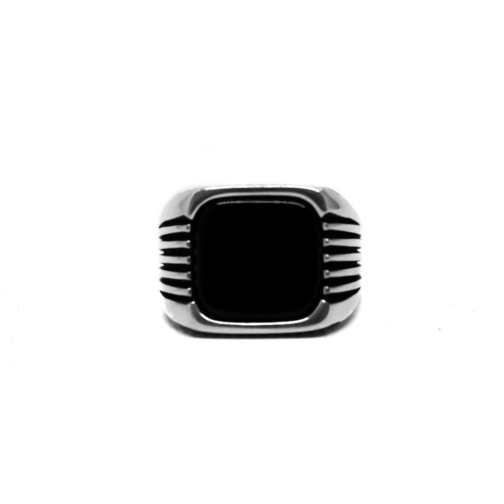 Men's ring/ Sterling silver ring/ Onyx/ Stones