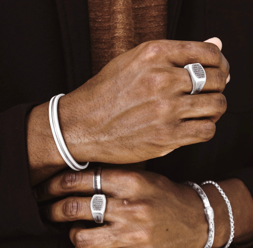 Nixir/ Men's jewelry/ Sterling silver/ Handmade jewelry / Men's bracelet